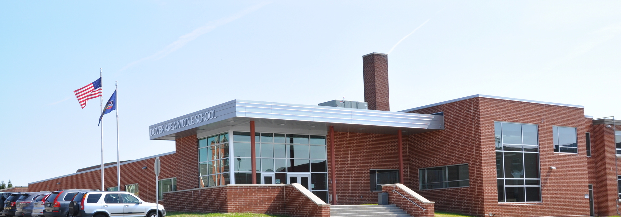 Entrance to Dover Area Middle School