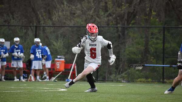 Dover boys lacrosse player