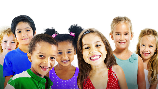 Group of students smiling at camera